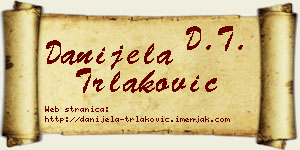 Danijela Trlaković vizit kartica